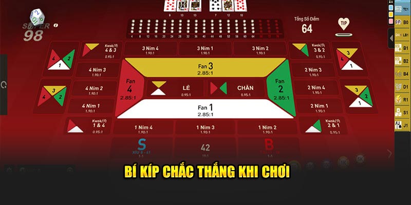 Bí kíp chắc thắng khi chơi