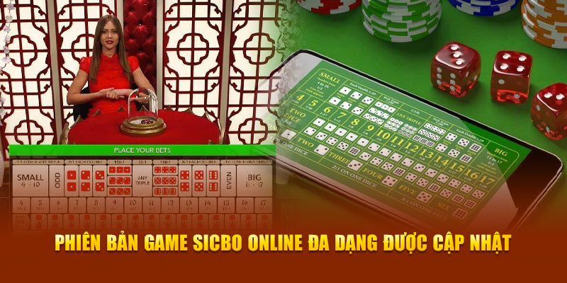 Phiên bản game sicbo online đa dạng được cập nhật 