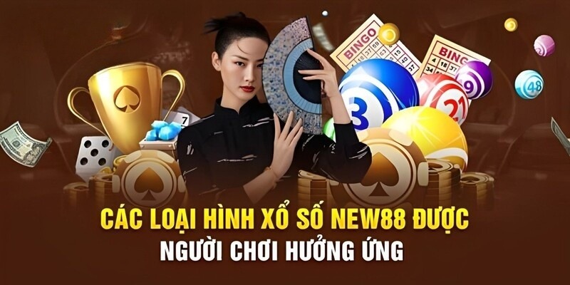 Nhiều trò chơi xổ số New88 phục vụ hội viên